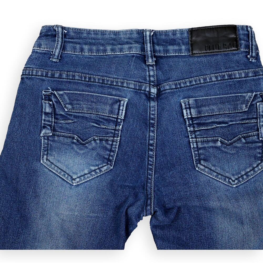 Blue Rag Girls Blue Denim Medium Wash Jeans 14 - Picture 8 of 11